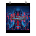 Matte Poster — 'The Primus Protocol' Cyberpunk City Art