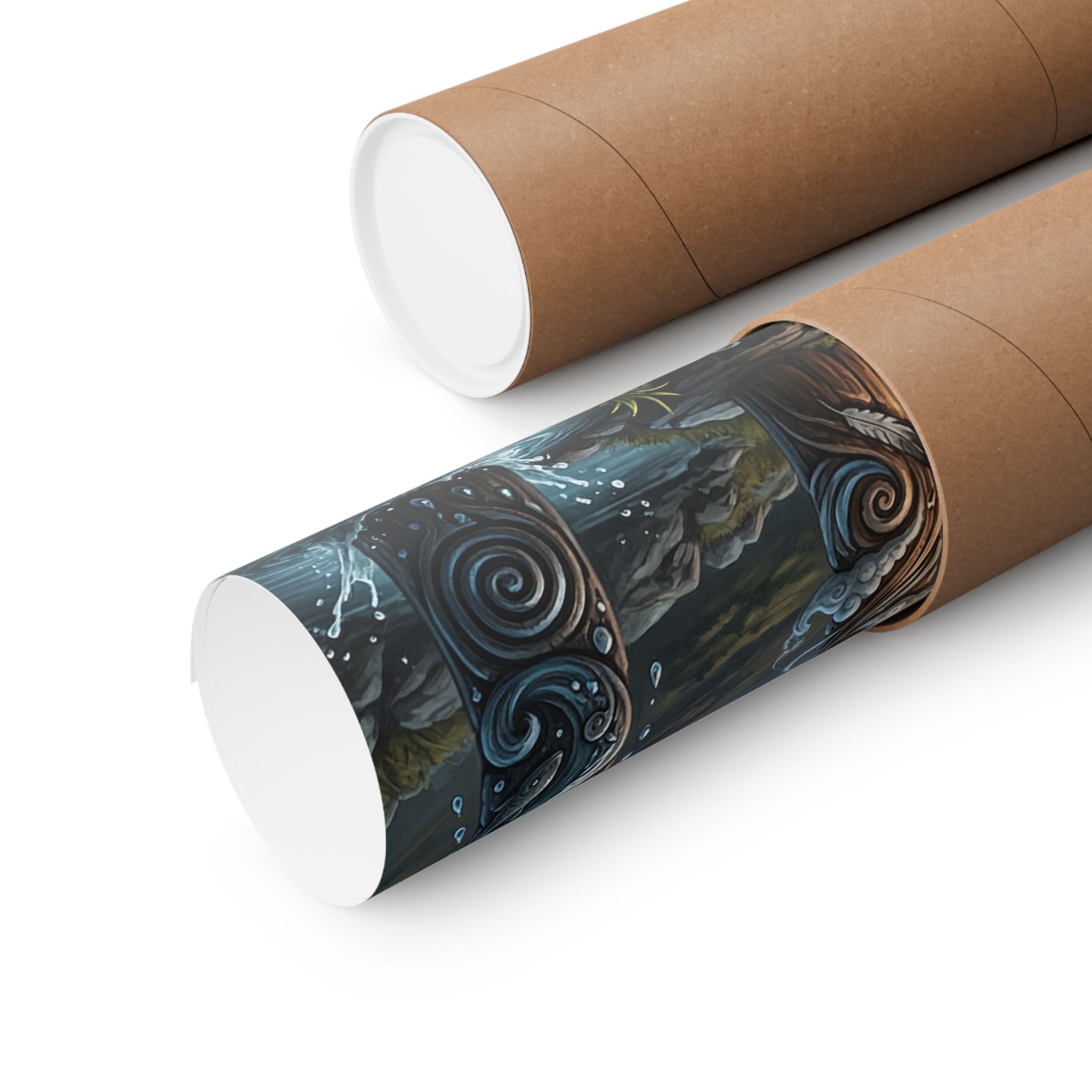 Matte Poster — "The Elements Heed My Call" Fantasy Elemental Totem Wall Art