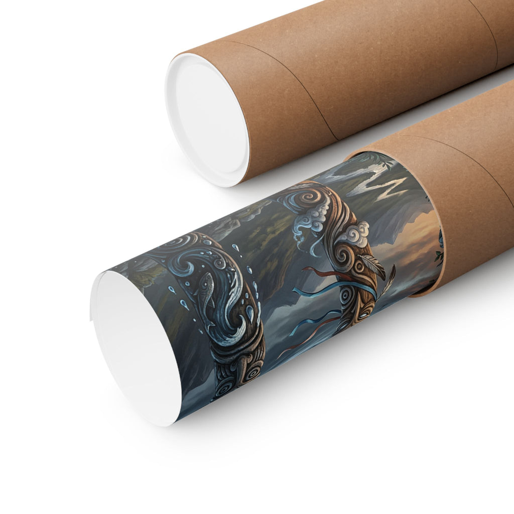 Matte Poster — "The Elements Heed My Call" Fantasy Elemental Totem Wall Art