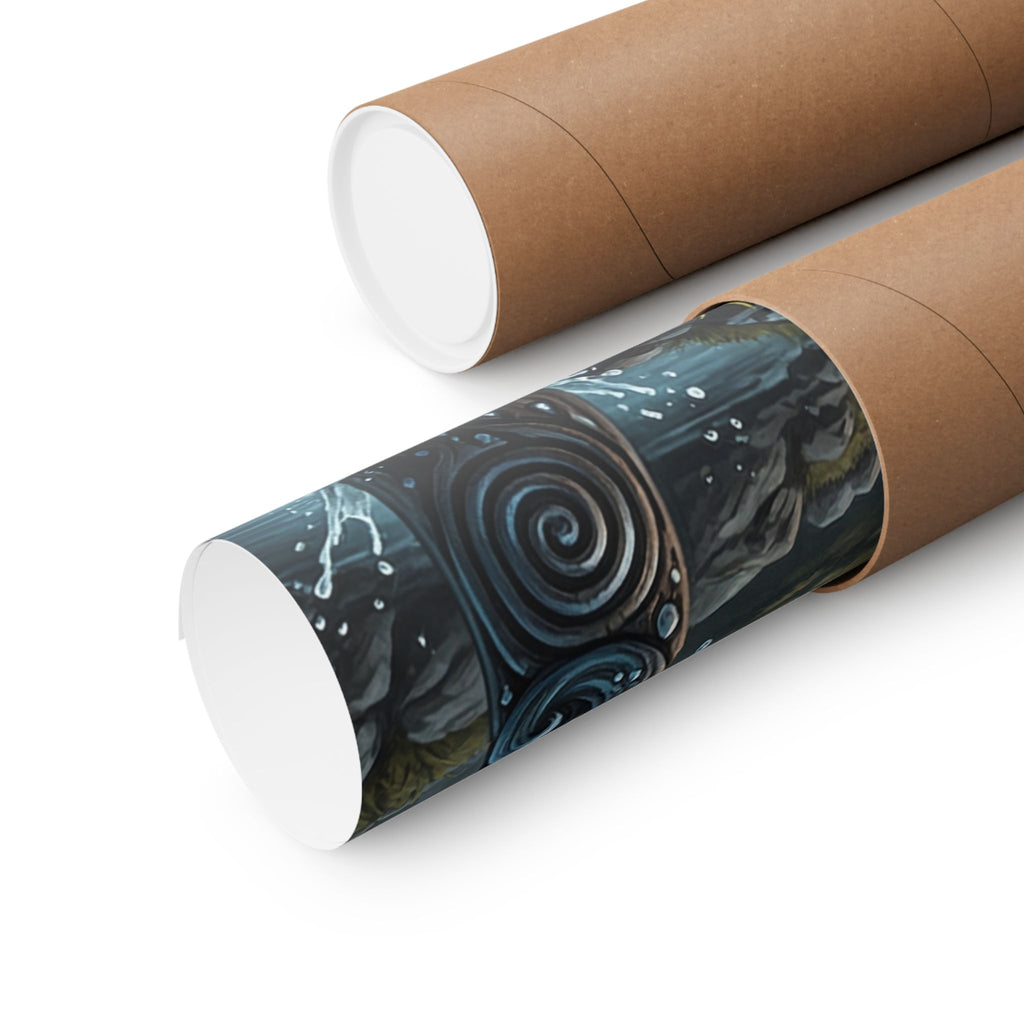 Matte Poster — "The Elements Heed My Call" Fantasy Elemental Totem Wall Art